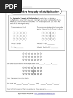 Distributive Property Multiplication - DISTR