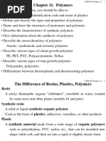 Chapter 11. Polymers