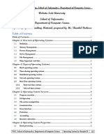 Operating Systems Teaching Material by Ezra