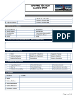 Informe Tecnico de Camiones Gruas
