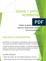 Clase Signos y Sintomas - Neumonologia