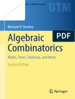 Algebraic Combinatorics: Richard P. Stanley