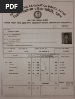 10th Marksheet