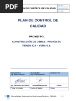 Fra-Ica-Ca-Pcc-001 Plan de Calidad