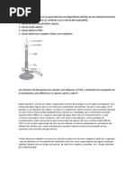 Distintos Tipos de Llama en Un Quemador Bunsen Dependiendo Del Flujo de Aire Ambiental Entrante en La Válvula de Admisión