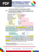 Acta de Transferencia Sangache