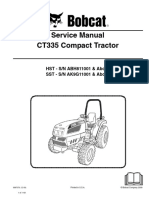 Bobcat CT335 Compact Tractor Service Manual