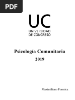 Psicología Comunitaria 2019-1-231129 - 150157