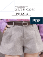 Molde Short Com Prega