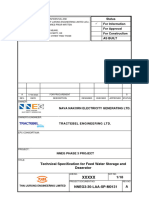 NNEG3-30-LAA-SP-M0131 - A Technical Specification For Feed Water Storage and Deaeration