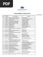 Course Syllabus For Monsoon 2022 Ver 4