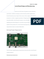 Electronic Control Board Design and Manufacturing