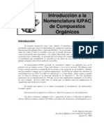 Introduccion A La Nomenclatura IUPAC de Compuestos Organicos