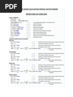 ACI 318M 2019 Beam Sway Shear Calculation