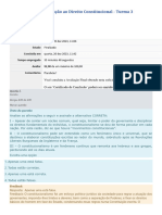 Introdução Ao Direito Constitucional - Prova Final e Exercícios - Modulos I, II e III - 2023