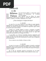 Detección de Billetes Falsos