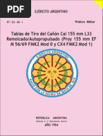 PT-03-09-I Tablas de Tiro CÑ 155 MM