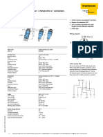 2 Port Junction Systems Y Junction Male 12 X 1 Connector - 2 Female M12 X 1 Connectors FSM4-2WAK3-0,3/0,3/S90