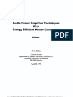 Audio Power Amplifier Techniques With Energy Efficient Power Conversion - Volume I - Karsten Nielsen