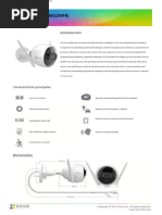 CS CV310 C1 6B22WFR2.8MM Ficha Tecnica Espanol