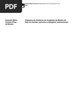 Orquestra de Guitarras Da Academia de Música de Vilar Do Paraíso - Percurso e Desígnios e Desígnios Motivacionais