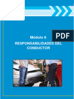 Módulo 8 Responsabilidades Del Conductor