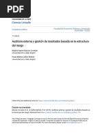 Auditoria Externa y Gestión de Resultados Basado en La Estructura