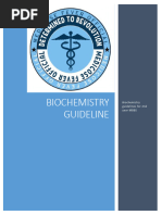 Biochemistry 2nd Year Guideline by Medicose Fever