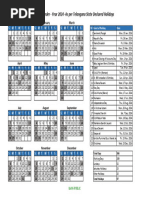 Revised - Holiday List - 2024 - Telangana State