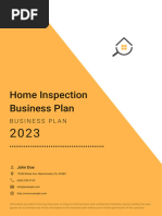 Home Inspection Business Plan