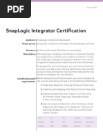 SnapLogic Integrator Certification