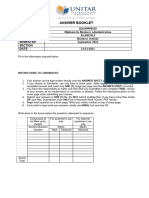 BADD2013 - Business Statistics - ANSWER SHEET - FE