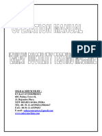 Ductility Testing Machine