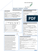 SELF STUDY GUIDE Present Perfect