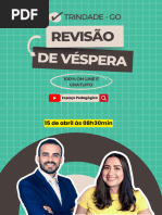 Revisão de Véspera Trindade, Espaço Pedagógico