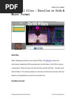 PCB Drill Files Excellon or Sieb & Meyer Format