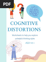 Cognitive Distortions Worksheets