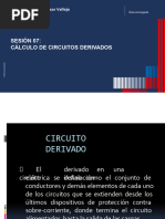 5.2 Cálculo de Los Circuitos Derivados