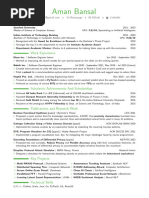 Stanford CV