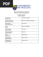 Torsion Lab Report Mechanical Engineering