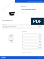 Ge 60 Es: Radial Spherical Plain Bearings