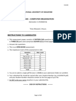 CS2100 Finals 2021s2 Solutions