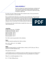 Cooling Tower Performance Calculation