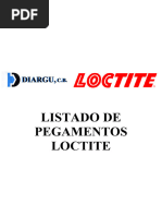 Loctite - Lista de Productos