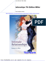 Intimate Relationships 7th Edition Miller Test Bank