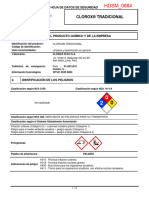 MSDS Lejia Clorox