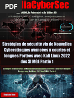 Stratégies de Sécurité Via de Nouvelles Cyberattaques Avancées À