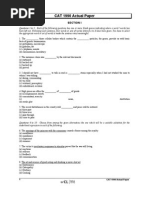 CAT 1990 - Questions