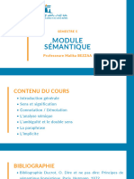 Sémantique S5 - Cours 2020