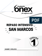 Repaso Intensivo San Marcos - s1